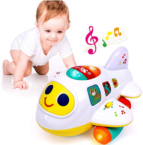 Bump & Go Electronic Airplane Baby Toy