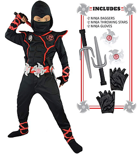 Spooktacular Creations Boys Ninja Deluxe Costume for Kids