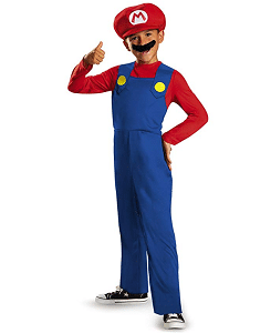 Nintendo Super Mario Brothers Mario Classic Boys Costume