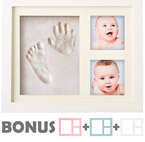 Baby Handprint Kit |NO Mold| Baby Picture Frame, Baby Footprint kit