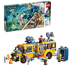 LEGO Hidden Side Paranormal Intercept Bus 3000 70423 Augmented Reality [AR] Building Kit with Toy Bust