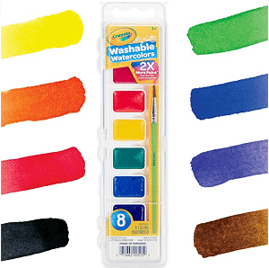 Crayola Washable Watercolors, Paint Set For Kids