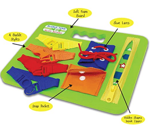 Buckle Toys Busy Board - Learning Activity Toy