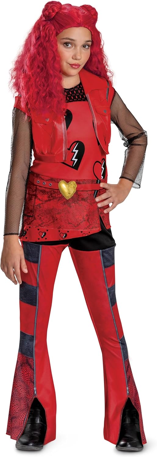 Child wearing the official Descendants Red costume